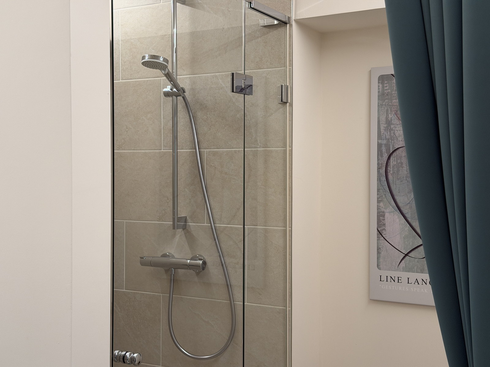 Dusche im NERA Studio in Kitzbühel